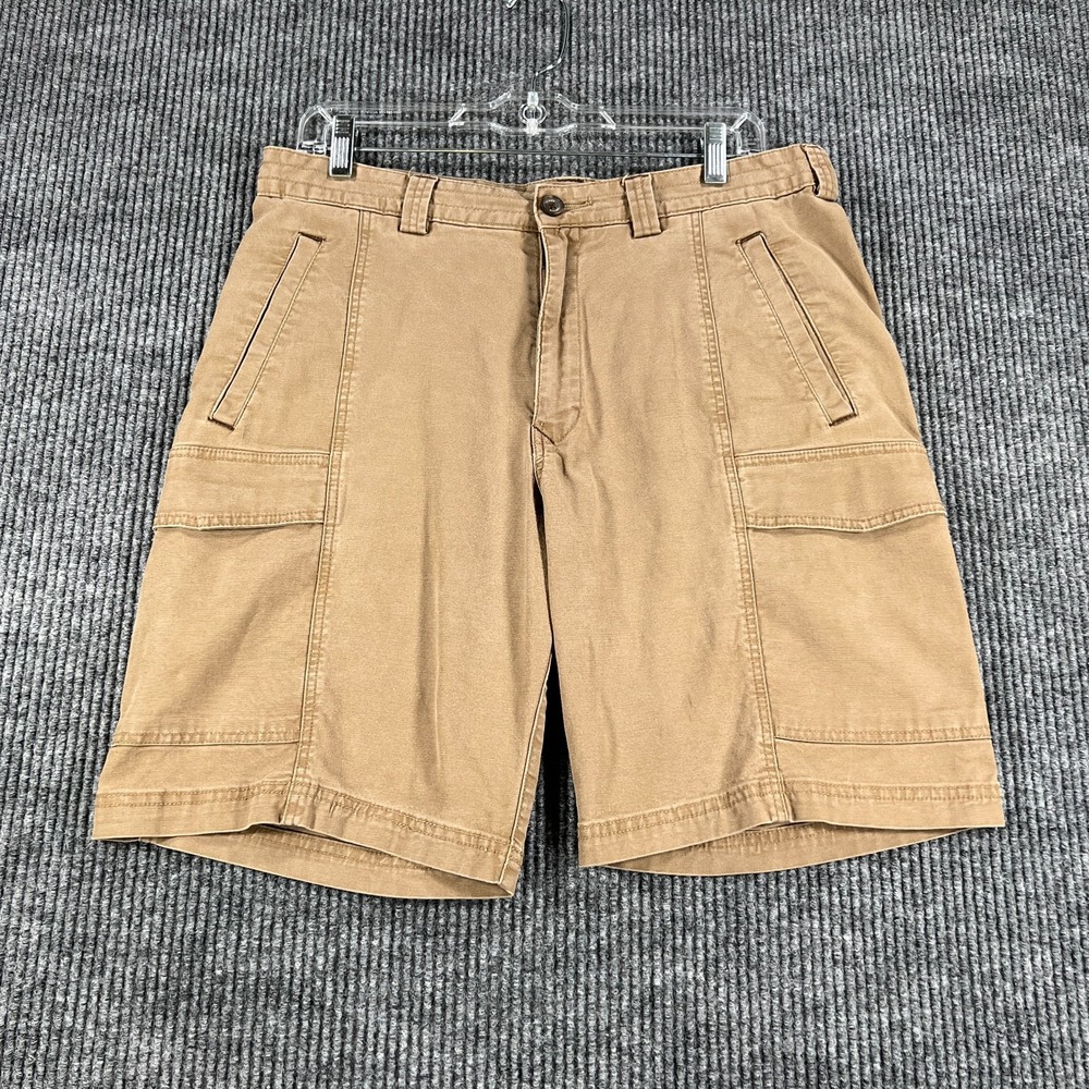 Tommy Bahama Shorts Mens Size 32 Brown Chino Cargo Outdoor Comfort Casual
